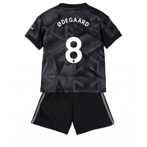 Arsenal Martin Odegaard #8 kläder Barn 2022-23 Bortatröja Kortärmad (+ korta byxor)